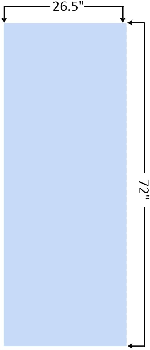 Eunzel 2 Pack Hot Yoga Towel Non Slip Yoga Mat Towel Non-Slip Sweat Absorbent Microfiber Towel for Hot Yoga, Pilates and Workout 72" x 26.5", Blue