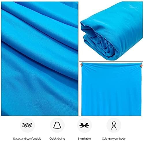 Aerial Yoga Swing Set Yoga Hammock Trapeze Sling Inversion Tool for Indoor Home Fitness (Blue)