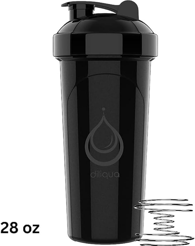 4 PACK, 28 oz Shaker Bottles with Powerful Wire Whisks for Protein Mixes | Leakproof Blender Shaker Bottle Pack with cleaning sponge | BPA-Free & Dishwasher Safe | Protein shaker bottle