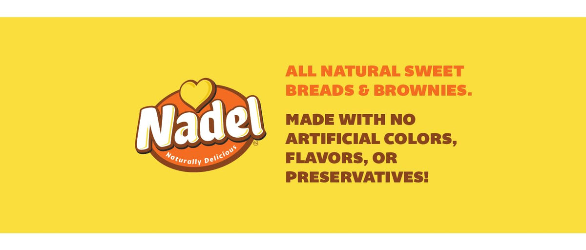 Nadel - NATURALLY DELICIOUS Pumpkin Spice Bread Slices, 8 Pack, Sweet Breads & Cakes breakfast bar, back to school lunch snack.