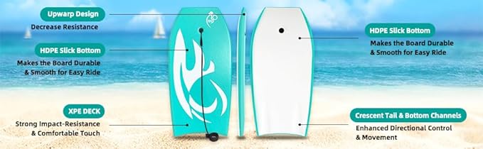 Body Board Lightweight with EPS Core