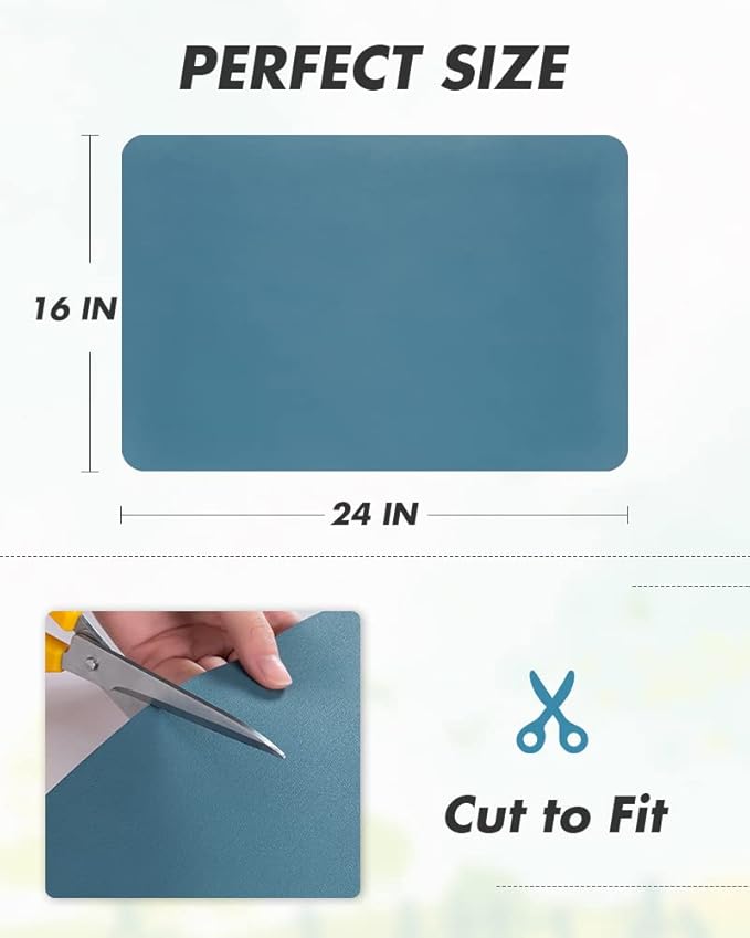 AMOAMI Coffee Mat - Hide Stain Rubber Backed Absorbent Dish Drying Mat for Kitchen Counter - Bar Accessories Fit Under Coffee Maker, Machine, Pot, Espresso Machine, Dish Rack