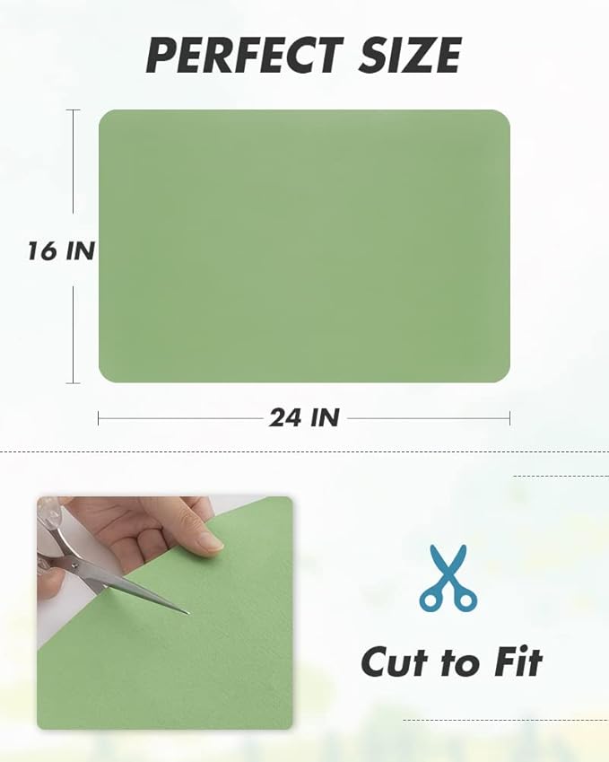 AMOAMI Coffee Mat - Hide Stain Rubber Backed Absorbent Dish Drying Mat for Kitchen Counter - Fits Under Coffee Maker or Machine