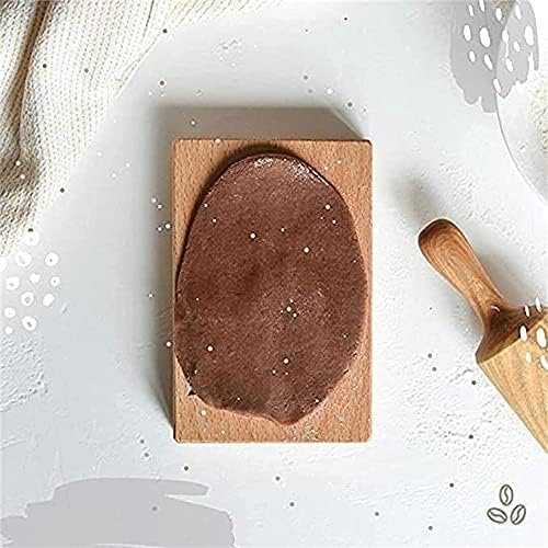 Wooden Cookie Molds, Wooden Cookie Biscuit Mold Baking Cookie Mold Wooden Carved Mold Cookie Cutter Embossing Mold, DIY Shapes Cookie Stamp,Gingerbread Mold,Pine Cone Mold (Doll)