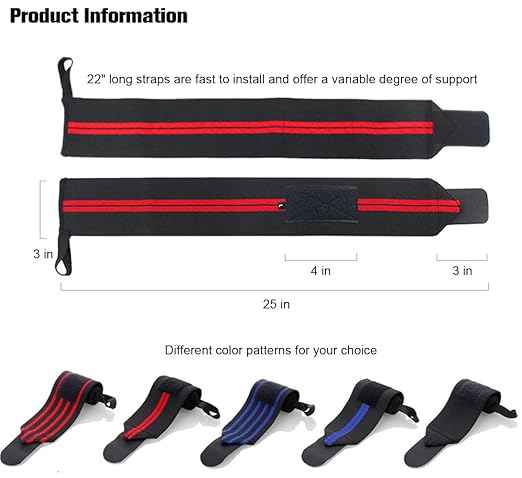 2 Pack Wrist Brace Wrist Straps for Weightlifting, Wrist Straps Lifting Straps Wrist Weights Carpal Tunnel Wrist Brace