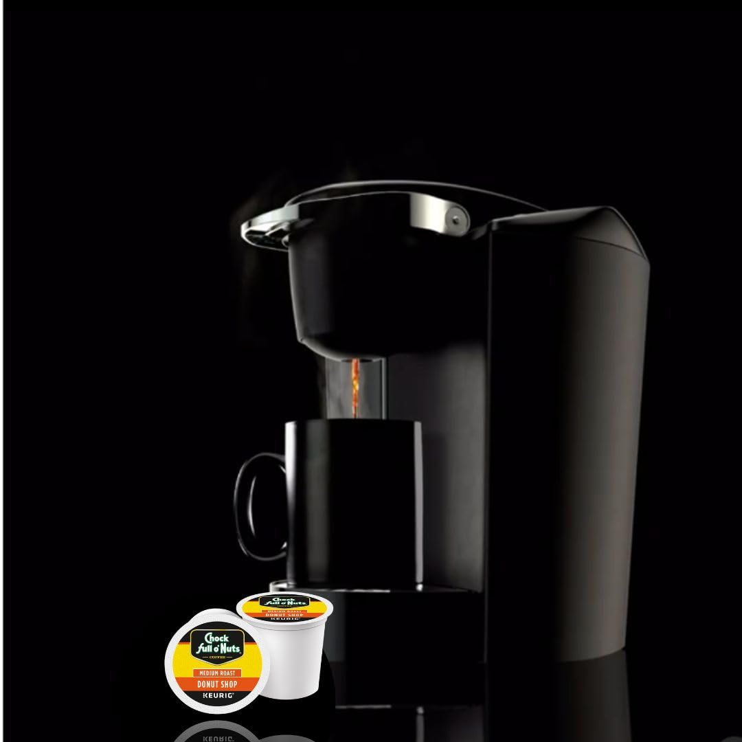 Chock Full o'Nuts Donut Shop Coffee, Compatible with K-Cup Pods, 12 CT (Pack of 6)