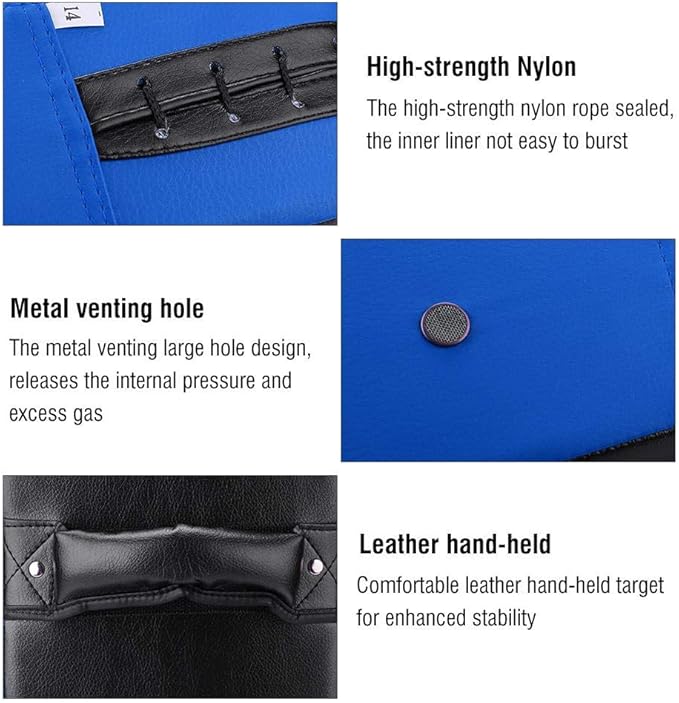 ZJchao Boxing Target,Taekwondo Kick Pads Boxing Karate Pad PU Leather Muay Thai MMA Martial Art Kickboxing Punch Mitts Punching Bag Kicking Training