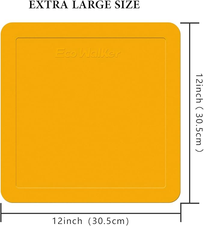 12inch Flat Square Spot Marker Multi-Color Exercise Kids Floor Playmat (12pcs)