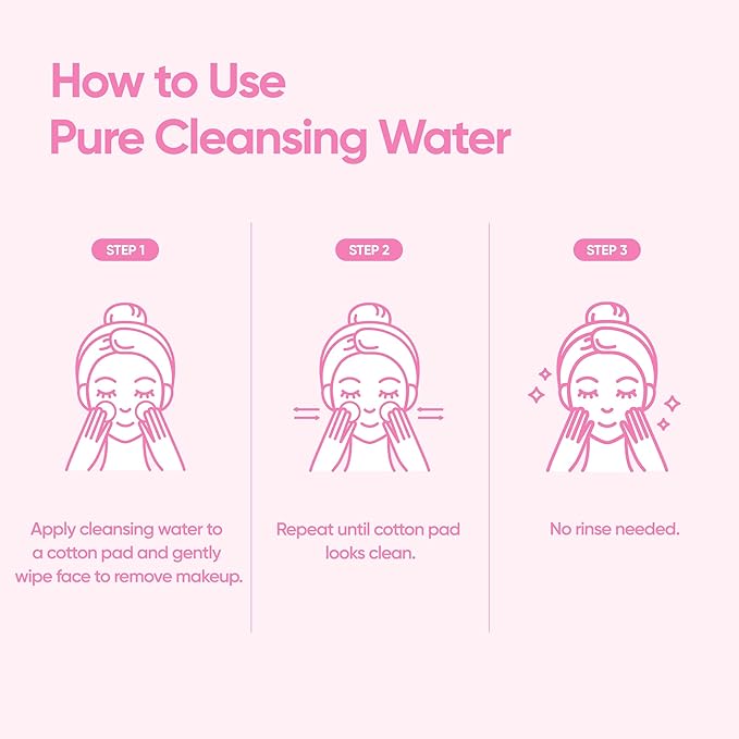 BANILA CO Clean It Zero Pure Cleansing Water | Gentle Cleanser for Sensitive Skin | Micellar Water Makeup Remover No Rinse & Oil Free (310ml / 10.48 fl.oz)