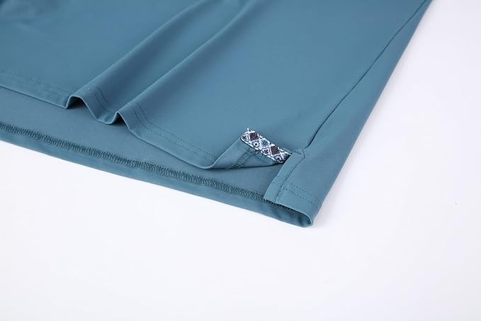 Alex Vando Mens Golf Shirt Moisture Wicking Quick-Dry Solid Short Sleeve Polo Shirts for Men