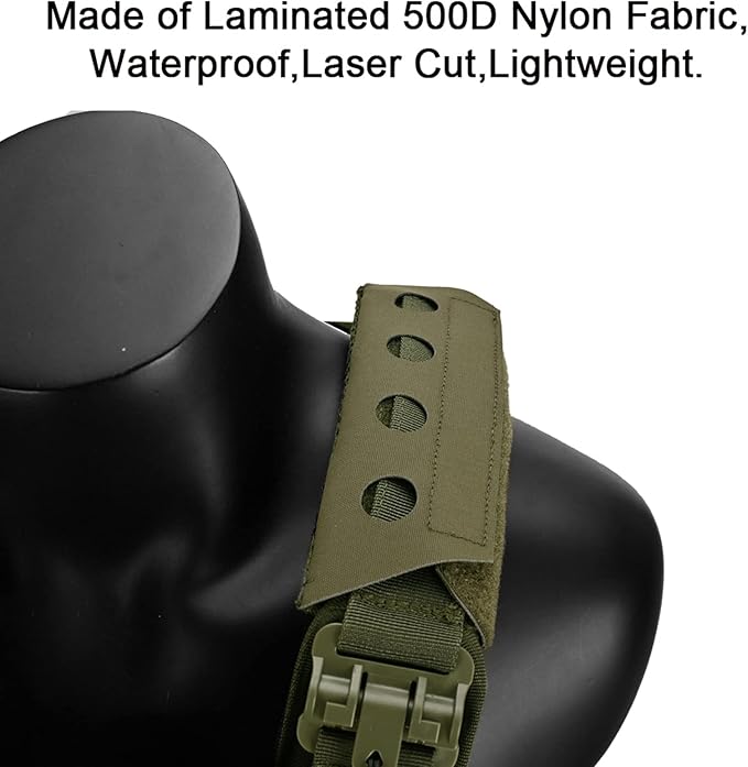 2 Pack Vest Shoulder Pads Fit 2" Shoulder Strap Comfort Soft Cushion Strap Pads Shoulder Strap pad Mesh Padded Lightweight for FCPC JPC Vests Sling Bags