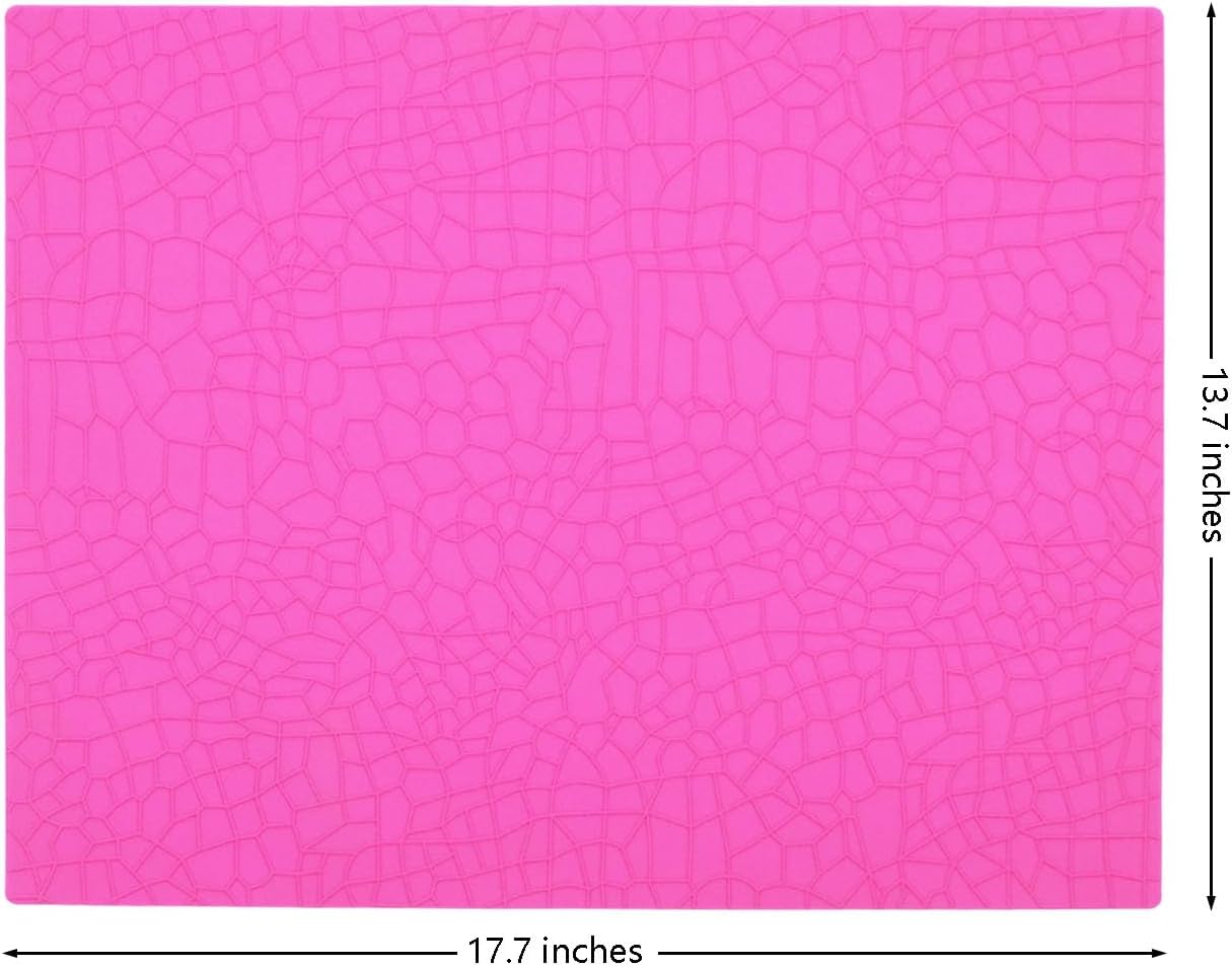 Embossing Lace Fondant Molds,Cake Fondant Impression Mat, Silicone Molds for Cake Decorating