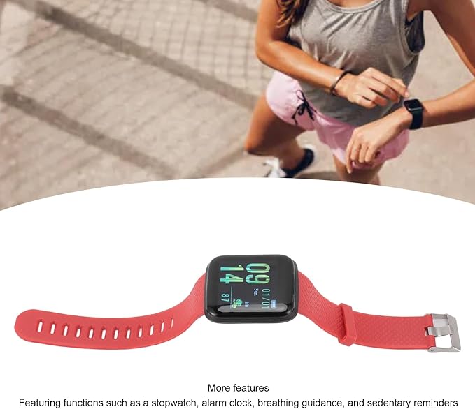 Zopsc Smart Watch Fitness for Men Women, IP65 Activity Fitness Watch with Message Reminder Sleep Step Calorie Counter, Health Fitness Watch for