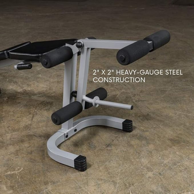 Body-Solid Powerline Leg Curl and Extension Machine - Ideal for Quad and Hamstring Workouts, Home Gym Equipment, Leg Workout Machine with Bench for Leg Extension and Curl