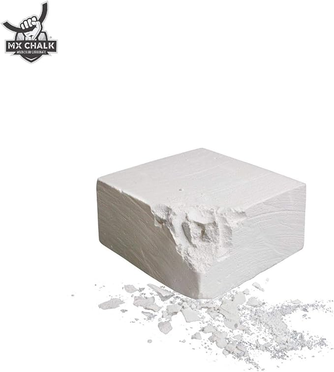 2 Ounce Block of Chalk, Gym Chalk, Magnesium Carbonate, Gymnastics, Weightlifting, Rock Climbing, Crossfitness