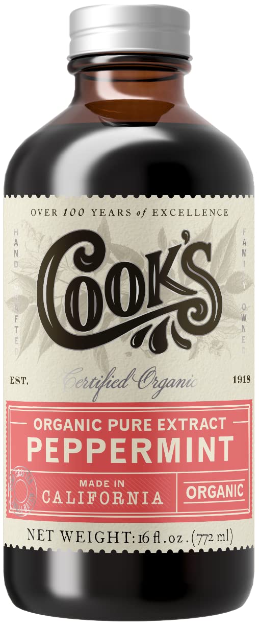 Cook's Organic Peppermint Extract 16 oz