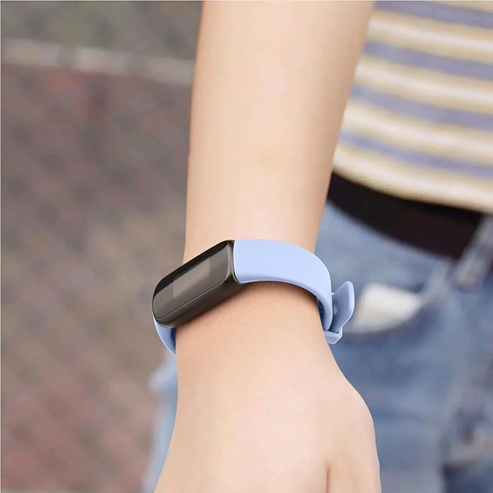 2 Pack Bands for Fitbit Luxe Bands Women Men, Soft Silicone Wristband Replacement Strap for Fitbit Luxe/Luxe Special Edition Fitness Tracker