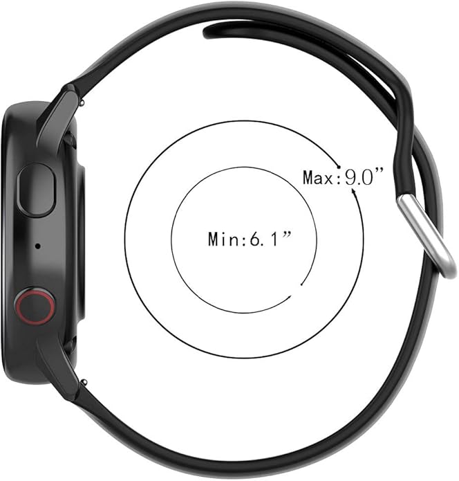 20mm Bands Compatible with iTouch Air 3, 40mm/iTouch Sport 4 Smart Watch Silicone Wristband Replacement Bracelet Sport Strap