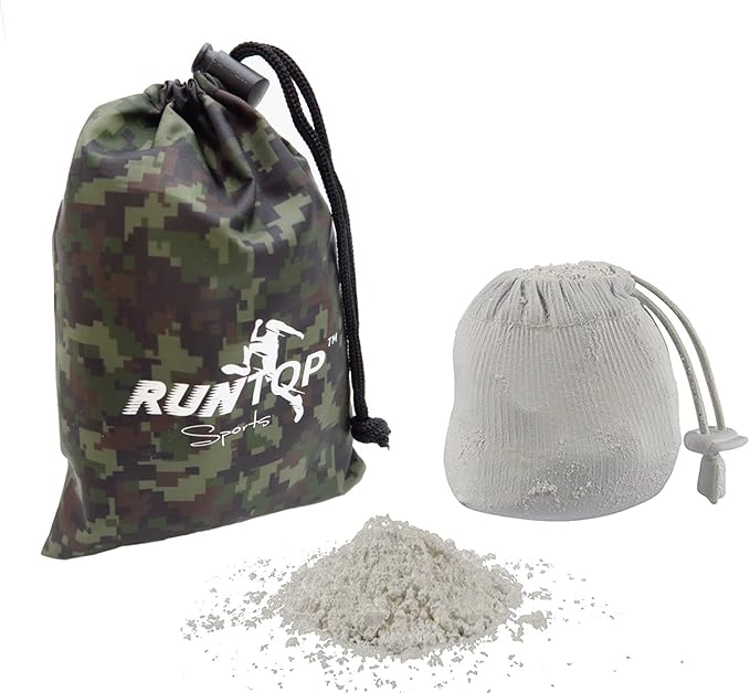 2.4OZ Refillable Magnesium Carbonate Powder Gym Chalk Ball Bag Sock for Weightlifting Cross Fitness Training Gymnastics Rock Climbing Deadlifting Workout Bouldering Billiards Pole Dancing