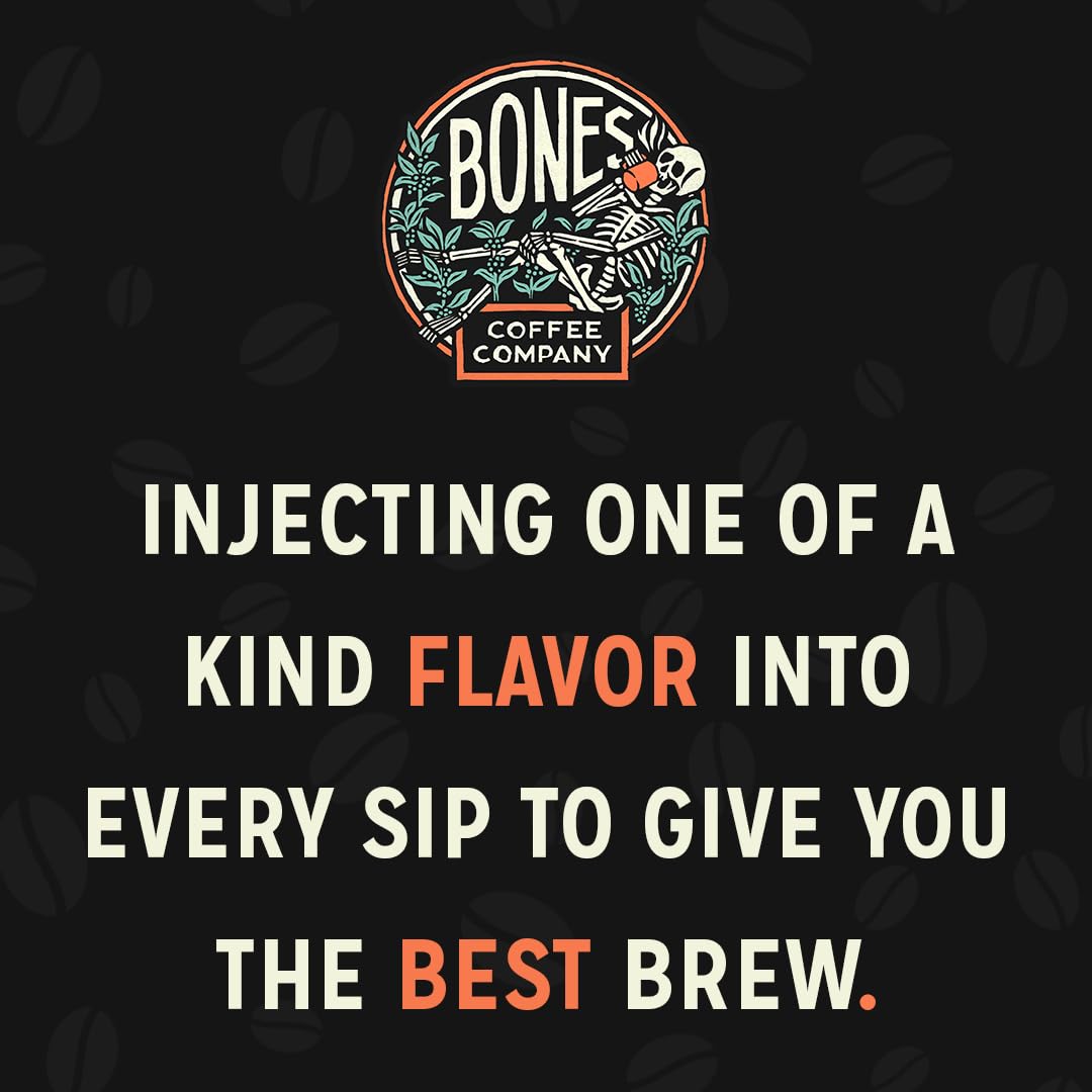 Bones Coffee Company Flavored Coffee Bones Cups Electric Unicorn Fruity Cereal Flavor | 12 ct Single-Serve Coffee Pods Compatible With 1.0 & 2.0 Keurig Coffee Maker