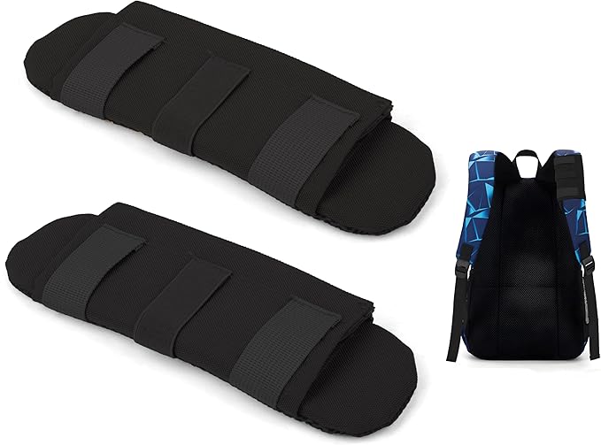 2 Shoulder Strap Pads,Backpack Shoulder Pads,Shoulder Strap Pads for Optimal Weight Distribution,Suitable for Weighted Vests,Backpacks,Computer Bags,Harnesses