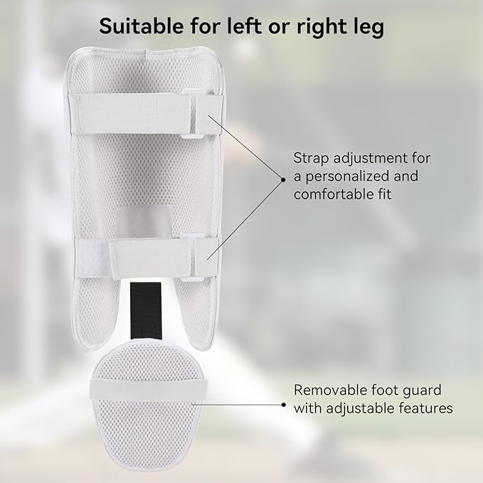 Batter’s Baseball Leg Guard with Adjustable Straps - for Youth and Adult