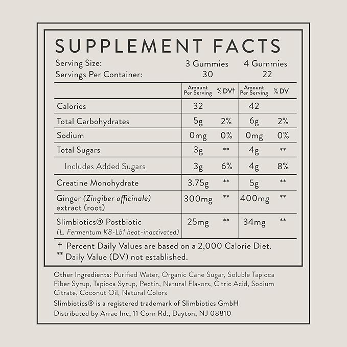 Arrae Tone Gummies – Creatine Monohydrate 5g for Women – Support Lean Muscle, Strength & Recovery – Hormone-Friendly Muscle Toning Supplement – Mixed Berry Flavor – 90 Count