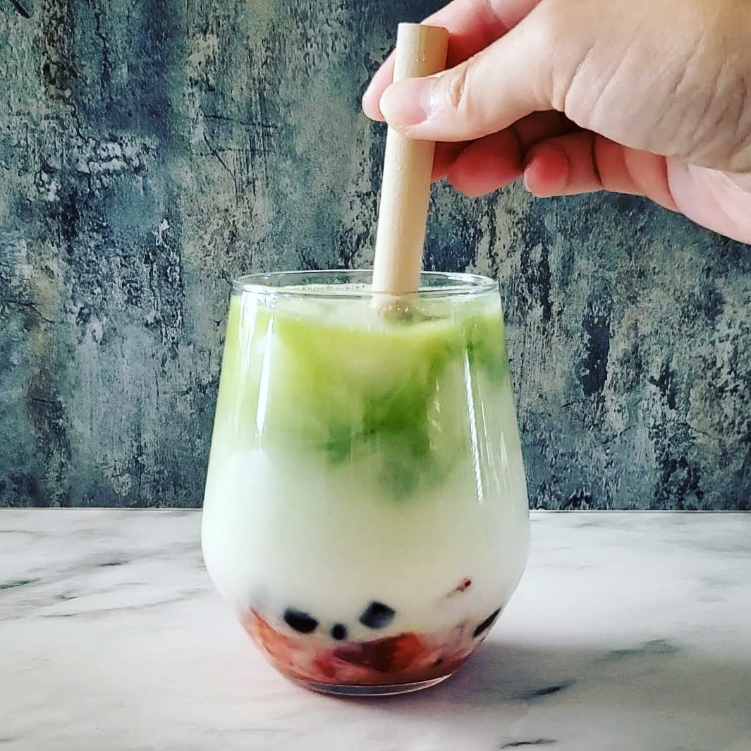 YUMBUCHA Boba Kit Set - DIY Boba Tea Making Kit with Classic Black Tea & Tapioca Pearls - Create 10 Delightful Drinks - Exquisite Loose Leaf Teabags Included - Boba Tea Gift Set for Tea Lovers
