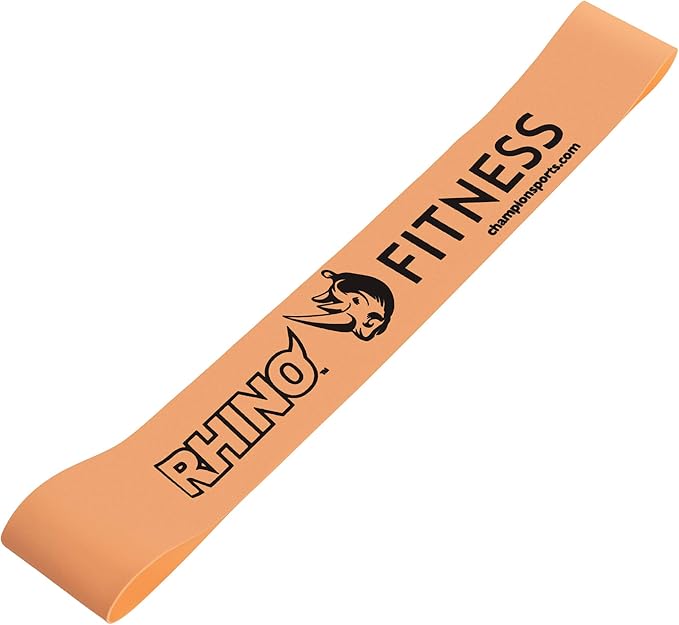 Champion Sports Stretch Loop Bands for Men and Women, Light to Heavy Resistance - Durable Fitness Band for Strength Training, Stretching, Rehabilitation - Premium Home Workout Equipment