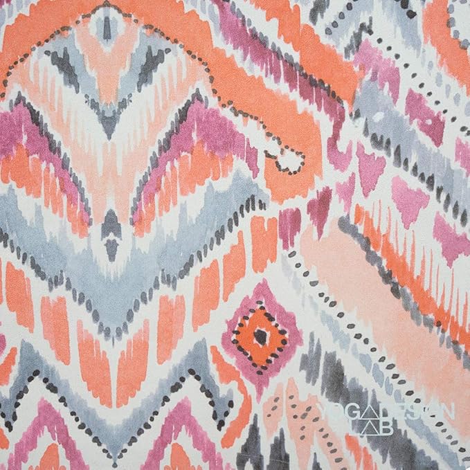 YOGA DESIGN LAB | The Combo Yoga Mat | 2-in-1 Mat+Towel | Eco Luxury | Ideal for Hot Yoga, Power, Bikram, Ashtanga, Sweat | Studio Quality | Includes Carrying Strap!