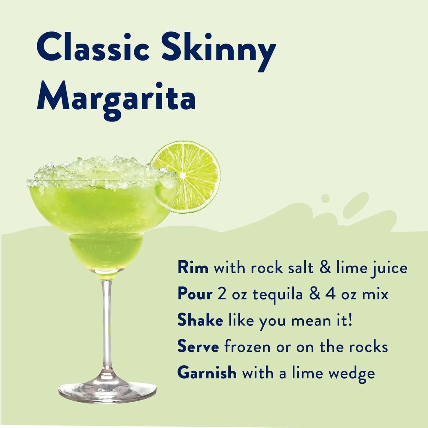 Jordan's Skinny Syrups Sugar Free Syrup, Naturally Sweetened Original Margarita Mix, 32 oz, Low Calorie Flavoring, Protein Shake, Cocktail & More, Gluten Free, Keto Friendly