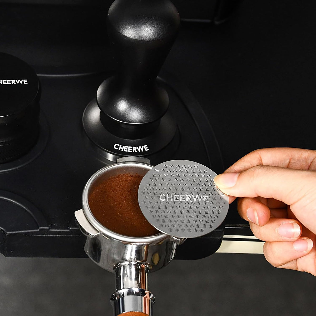 Puck Screen for 51mm Portafilter, Reusable Mesh Coffee Filter for Espresso Portafilter Filter Basket, 1.7mm Thickness 304 Stainless Steel