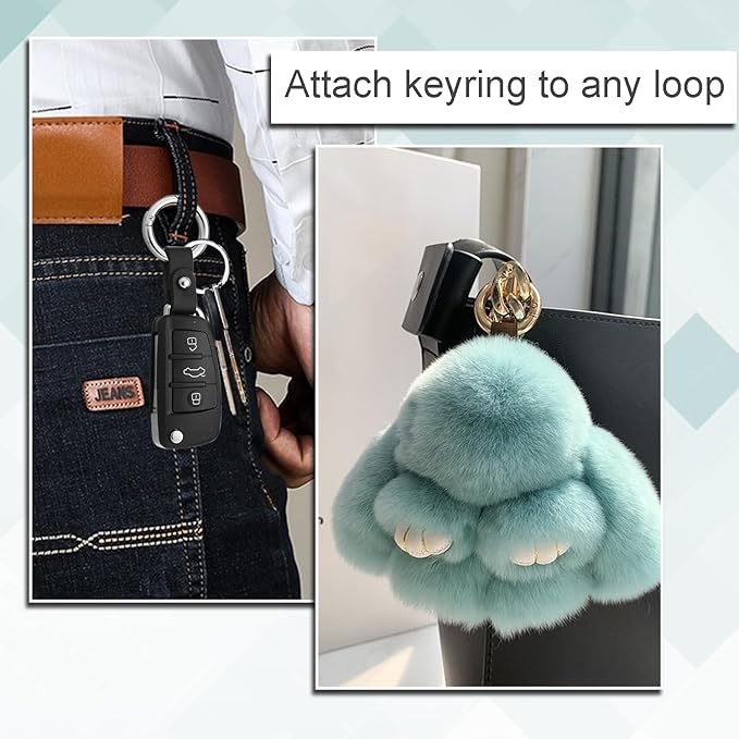 12 Pack Assorted Metal Round Carabiner Clip, 3/4 Inch Trigger Spring O Rings, Spring Snap Clip Hooks for Replacement Purse Strap Ring, Paracord Lanyard Clips, Keychain Rings Hardware DIY Crafts Making