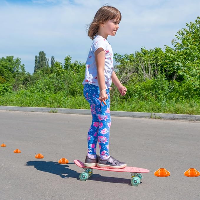 60/30 Pack Soccer Training Cones - Agility Cones with Carry Bag, Sturdy Disc Cones for Sports Training, Soccer, Football, Basketball, Indoor Outdoor Sports, Festive Events, Field Cone Markers