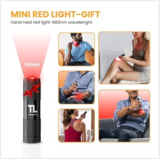 2025 Upgraded 3-in-1 Red Light Therapy Knee Massager w/Heat – 3 Wavelength Infrared Knee Brace for Joints, Knees, Elbow, Shoulder Recovery – Portable Heated Compression Wrap for Faster Relief