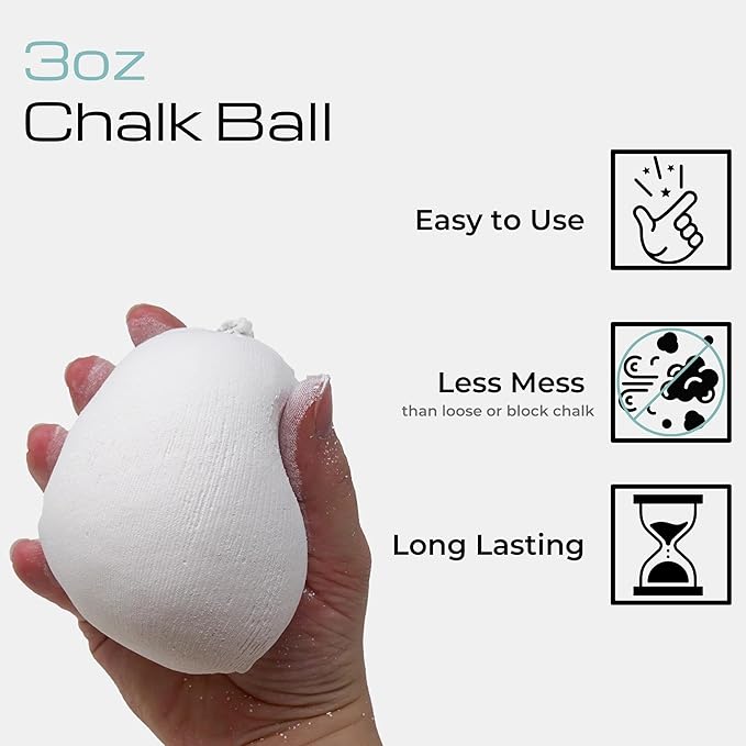 Z Athletic Gym Chalk Ball for Rock Climbing, Gymnastics, and Weightlifting