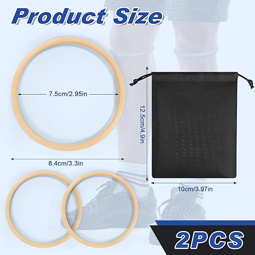 2-Pack Patellar Strap for Knee Pain Relief-Breathable & Lightweight Patellar Tendon Support Strap for Basketball, Running, Hiking-Stabilizing Knee Brace for Men, Women & Kids(Wide Yellow)