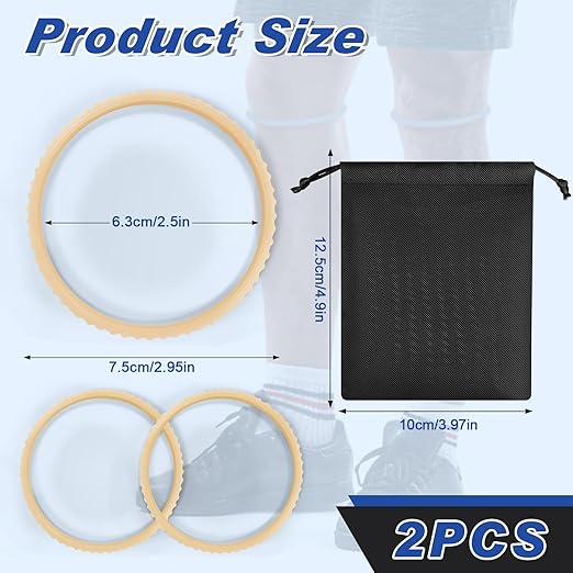 2-Pack Patellar Strap for Knee Pain Relief-Breathable & Lightweight Patellar Tendon Support Strap for Basketball, Running, Hiking-Stabilizing Knee Brace for Men, Women & Kids (Pattern Yellow)