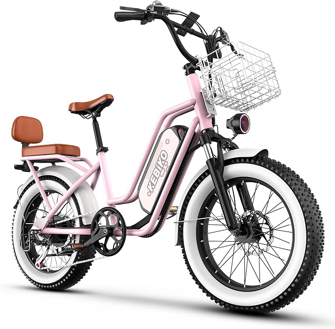1500W Electric Bike for Adults,48V 20/60Ah Removable Battery Max Range 80Miles & 30MPH Electric Bicycle,20''ร4" Fat Tire Ebike,Adult Electric Bicycles for Commute Beach Snow,E-Bike UL Certified