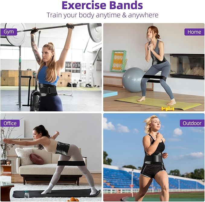 4 Rolls 60 Meters Black Osmotic Plastic Body Wrap Exercise & Fitness Sweat Enhancer Anti-Shedding Yoga Training Band Set, DIY Sauna Wrap Pilates Workout