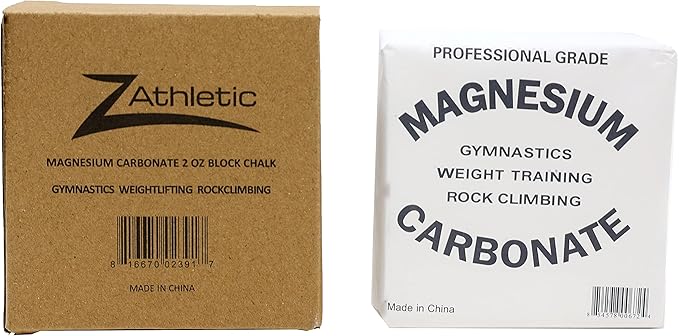 Z Athletic Block Chalk for Gymnastics, Weightlifting, Rock Climbing, Crossfit (Multiple Sizes Available)