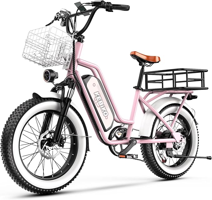 1500W Electric Bike for Adults,48V 20/60Ah Removable Battery Max Range 80Miles & 30MPH Electric Bicycle,20''ร4" Fat Tire Ebike,Adult Electric Bicycles for Commute Beach Snow,E-Bike UL Certified