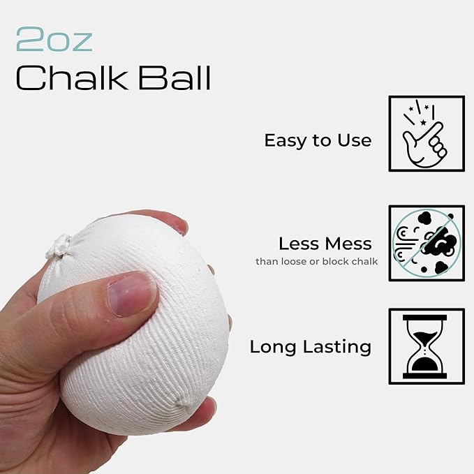 Z Athletic Gym Chalk Ball for Rock Climbing, Gymnastics, and Weightlifting