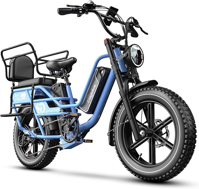 1500W Electric Bike for Adults,48V 20/60Ah Removable Battery Max Range 80Miles & 30MPH Electric Bicycle,20''ร4" Fat Tire Ebike,Adult Electric Bicycles for Commute Beach Snow,E-Bike UL Certified