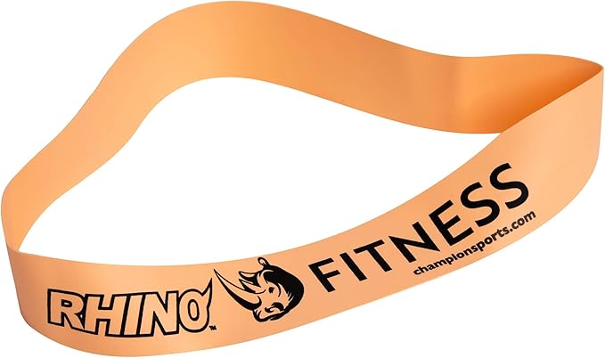 Champion Sports Stretch Loop Bands for Men and Women, Light to Heavy Resistance - Durable Fitness Band for Strength Training, Stretching, Rehabilitation - Premium Home Workout Equipment