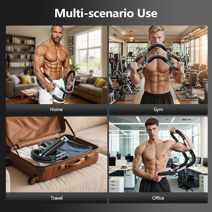 2025 New Twister Arm Trainer - Adjustable Chest Workout Equipment for Men, Professional Arm and Chest Muscle Trainer, Portable Upper Body Workout Machine for Shoulder Forearms Strength Training