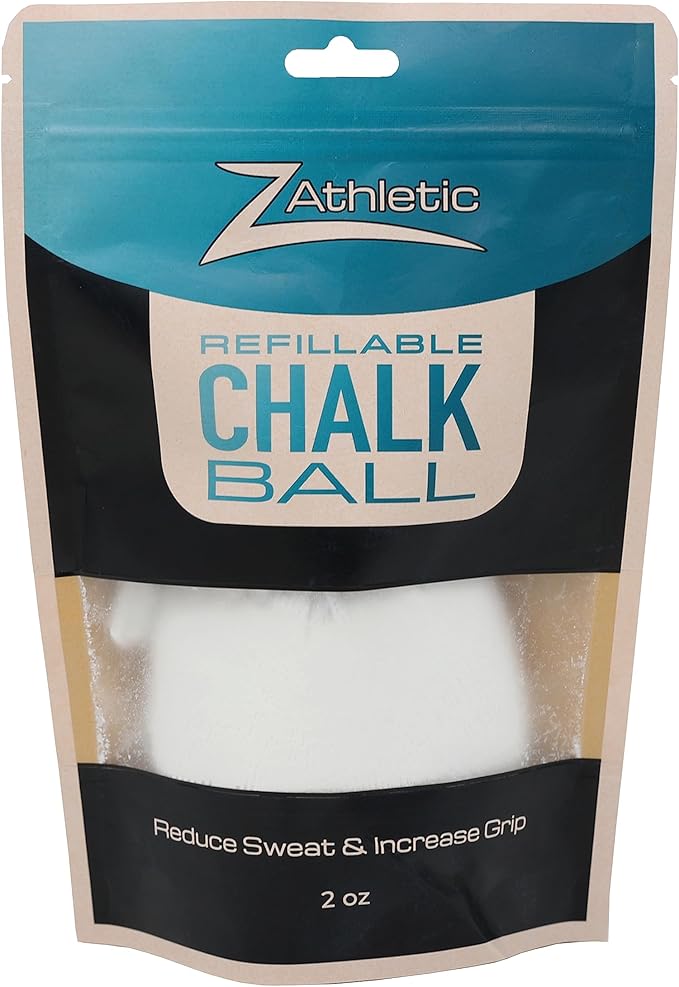 Z Athletic Gym Chalk Ball for Rock Climbing, Gymnastics, and Weightlifting