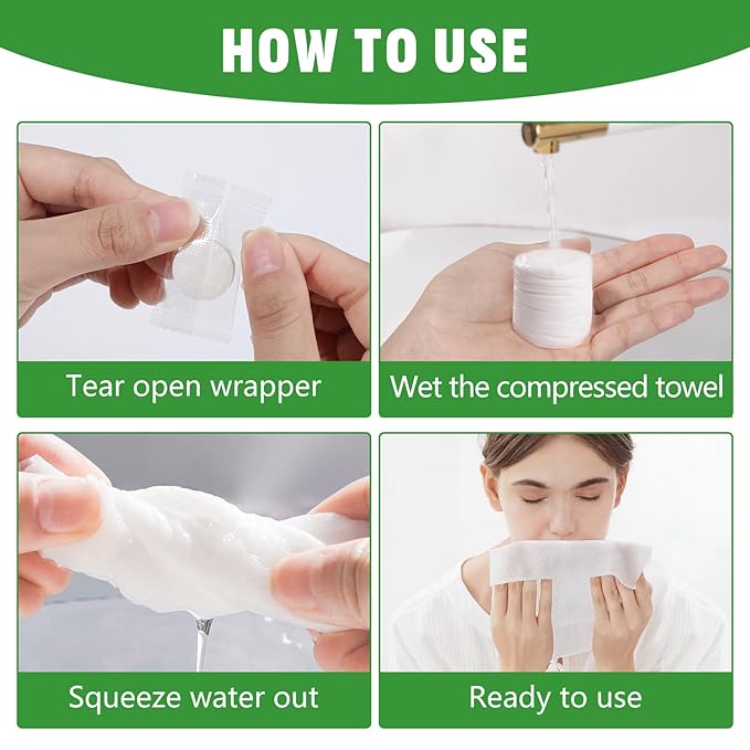620 Pcs Compressed Towel, Mini Compressed Towel Tablets, Disposable Compressed Face Towels, Camping Towel, Portable Bulk Compressed Coin Tissues for Home, Travel, Outdoor Sports