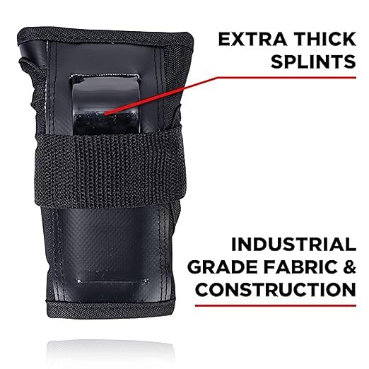 187 Killer Pads Six Pack Pad Set, Elbow Pads, Knee Pads, and Wrist Guards - Ideal for Skateboarding, Roller Skating, and Inline Skating