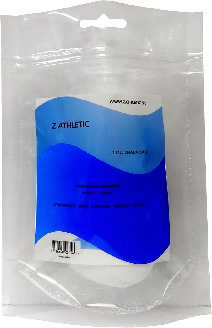 Z Athletic Gym Chalk Ball for Rock Climbing, Gymnastics, and Weightlifting